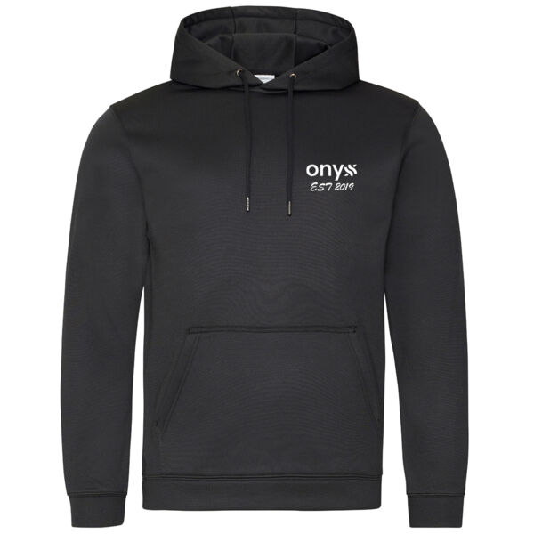Onyx - Sports polyester hoodie Thumbnail
